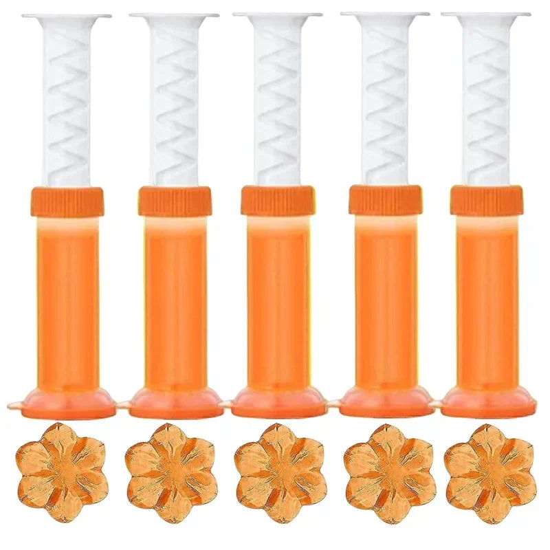 Maliben | Bloomfresh Wc-Gel Flowers | Fragrance Gel For Toilet & Urinal | Cleansing, Antibacterial & Decorative | 12 Flowers Per Stick
