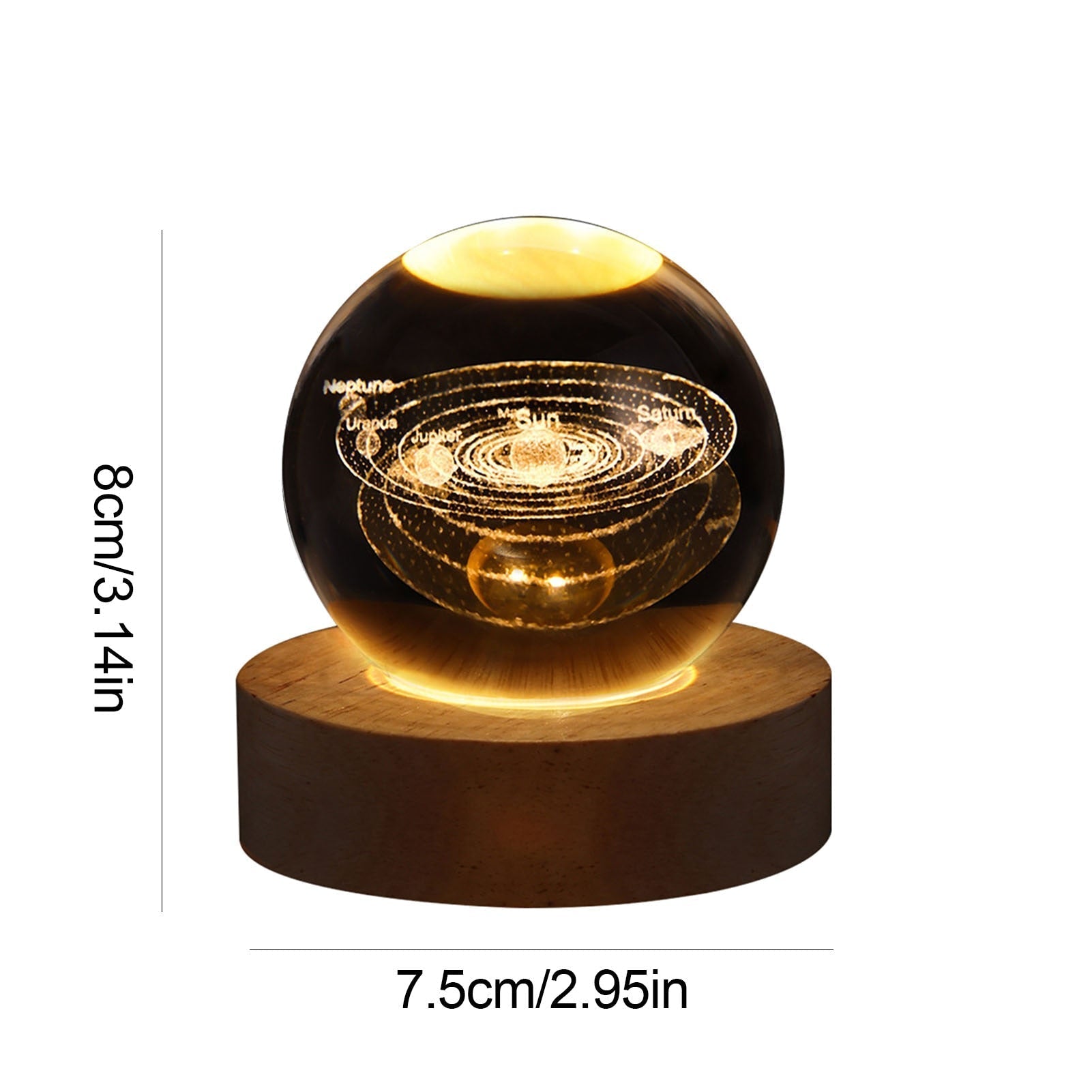 Maliben | Crystal Light Ball | Unique Decoration For The Home