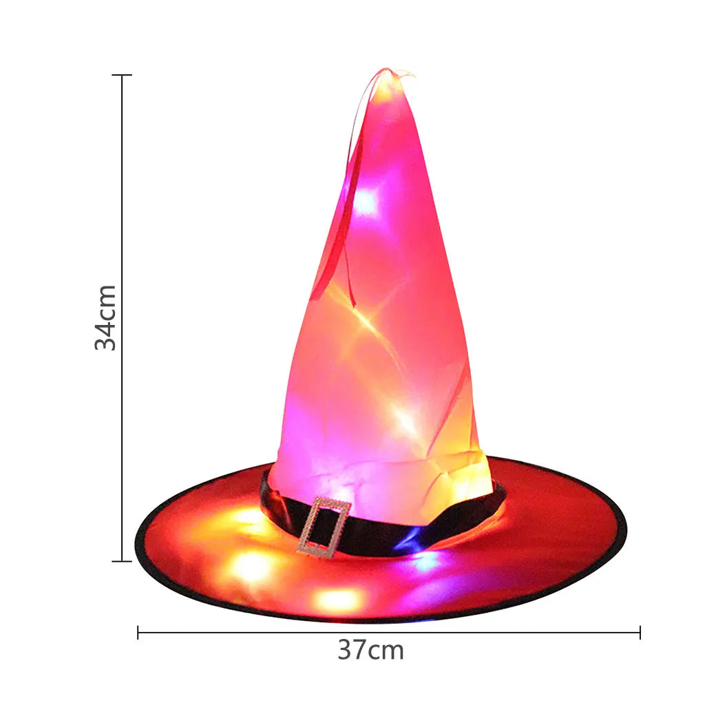Maliben | Lumohex | Glowing Witch Hat | Halloween Costume | For Children & Adults