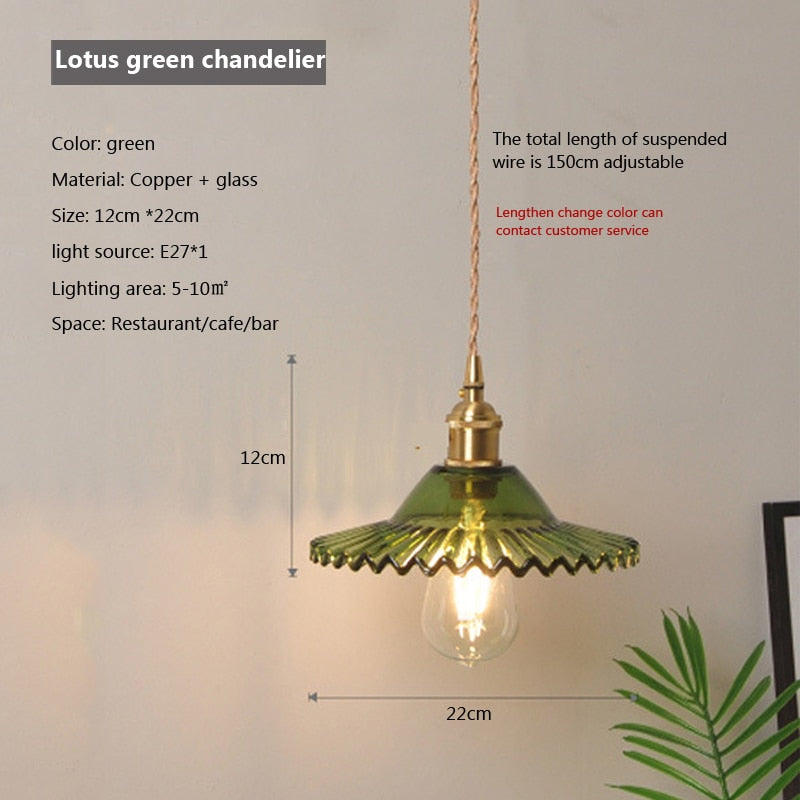 Maliben | Nordic Brilliance Transparent Glass Pendant Lamp
