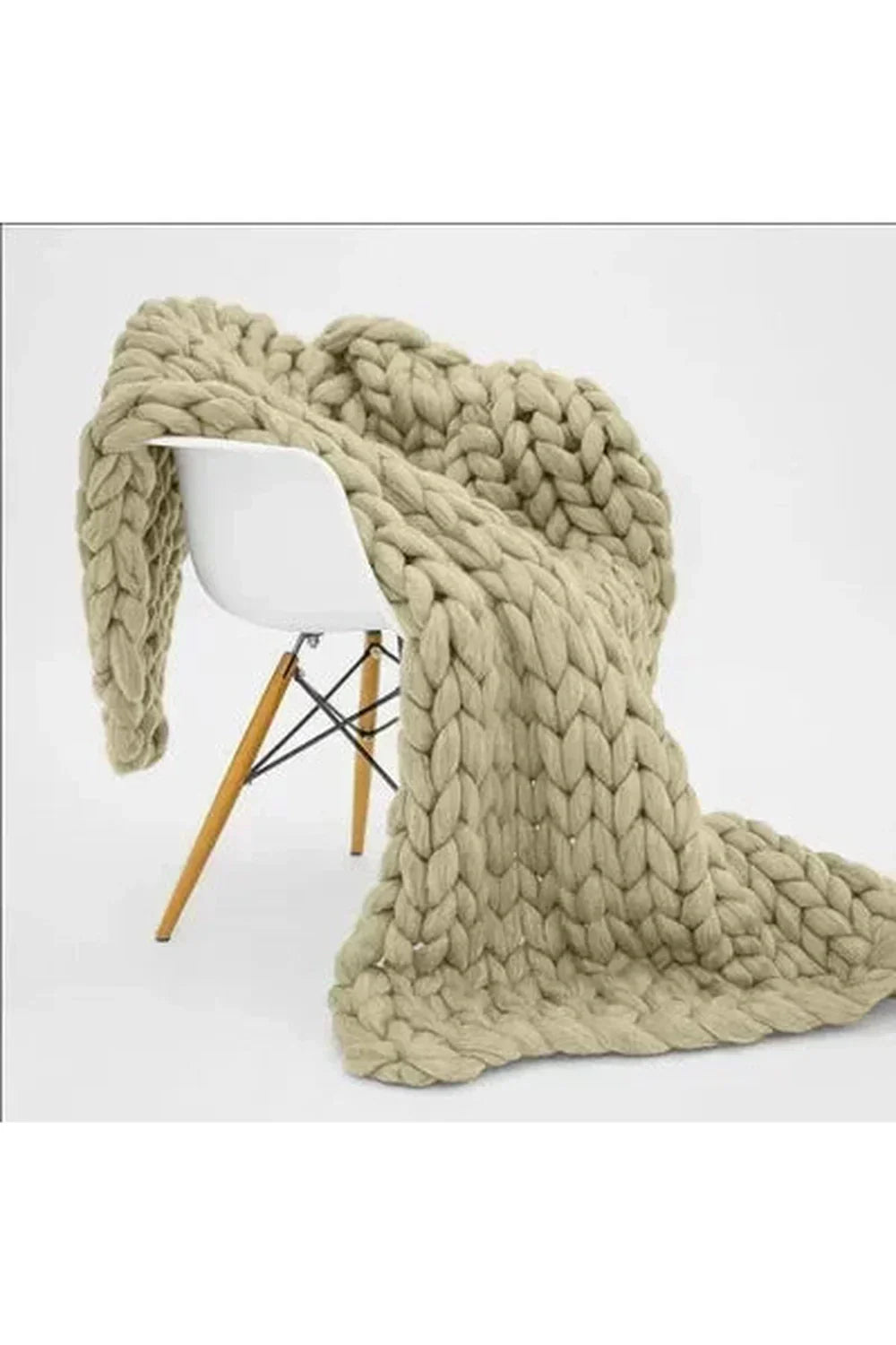 Maliben Cozy Knit Chunky Blanket