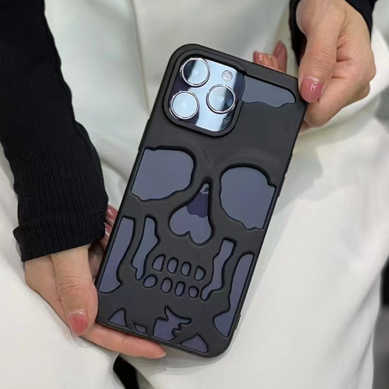 Maliben | Gothic Midnight Skull Phone Case