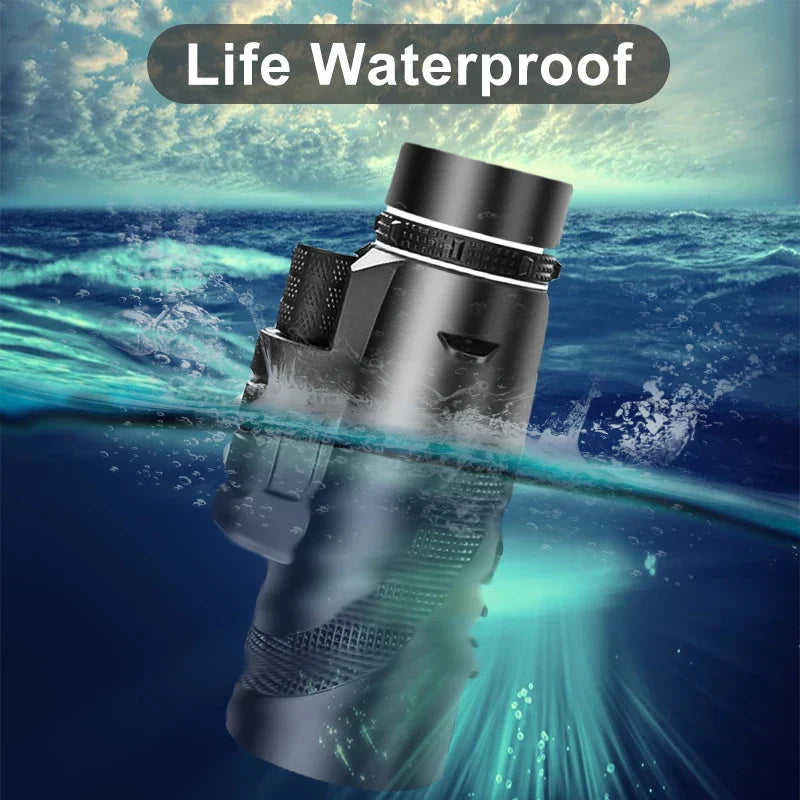 Maliben | 80x100 Hd Zoom Monocular Telescope: Powerful Portable Binoculars For Hunting, Camping, And Outdoor Exploration