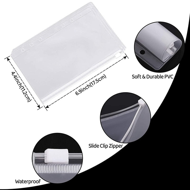 Maliben | Financial Planner Leather Multi Pocket Bill Organizer Notebook