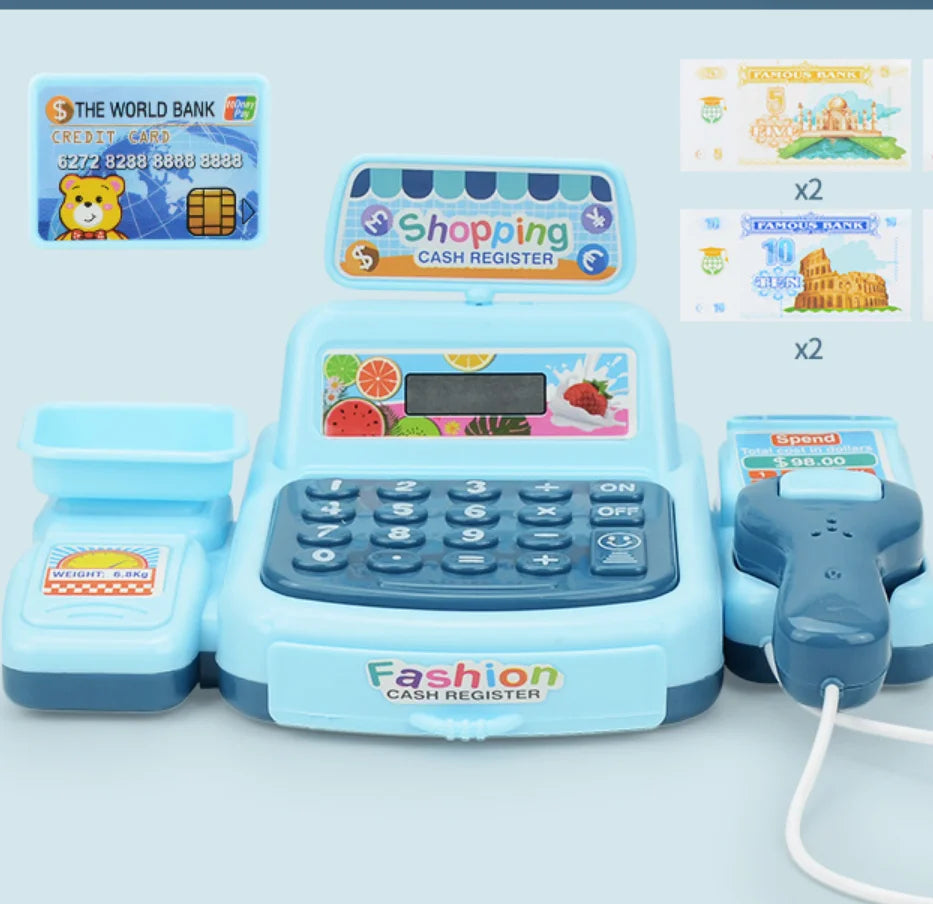 Maliben | Toy Cash Register | Educational And Fun - Interactive Cash Register For Role Play And Math Enjoyment