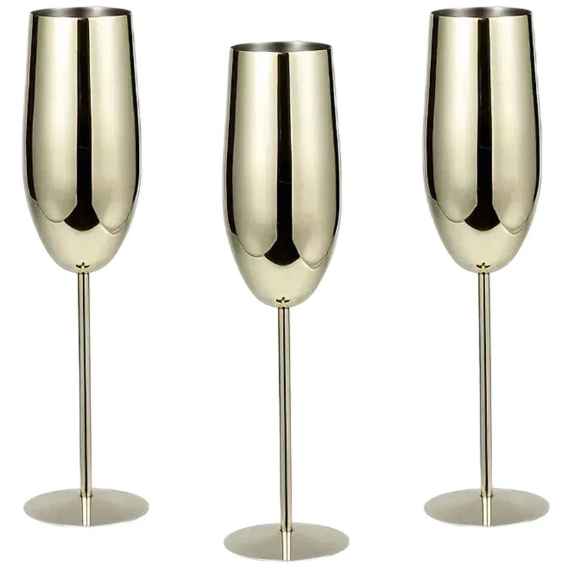 Maliben | Stainless Steel Glasses (Set Of 6)