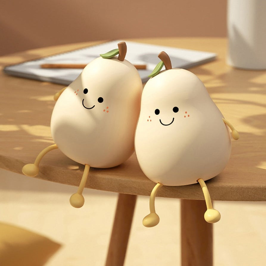 Maliben | Led Night Light Pear | Cozy And Usb Rechargeable - Dimming And Changing Colors
