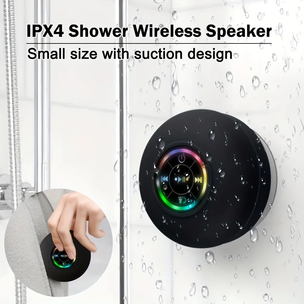 Maliben | Soundplash Shower Speaker | Waterproof & Wireless | With Suction Cup & Bluetooth 5.0