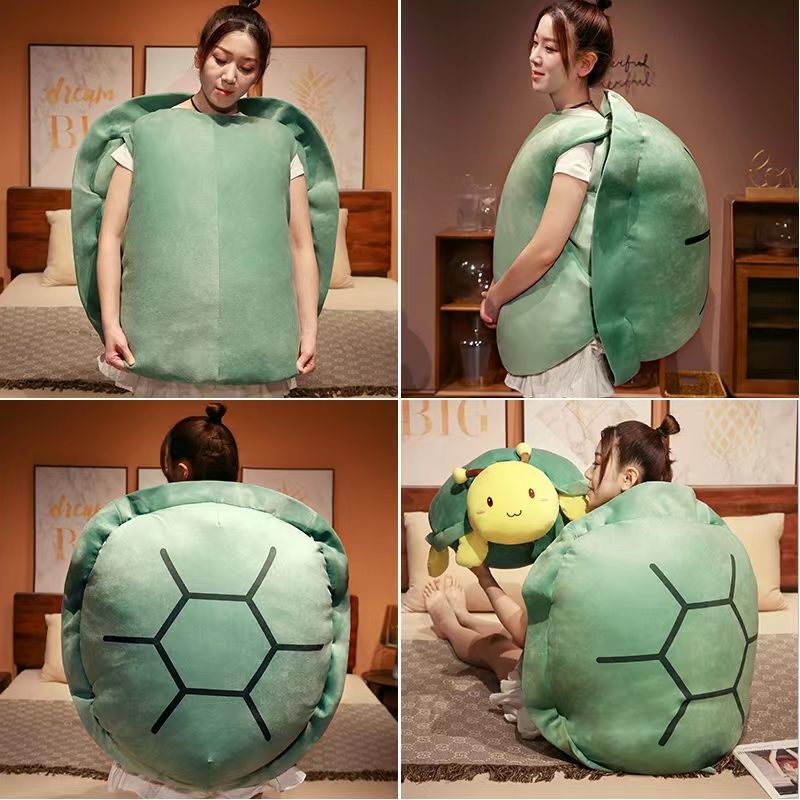 Maliben | Big Turtle Shell Plush Soft Pillow