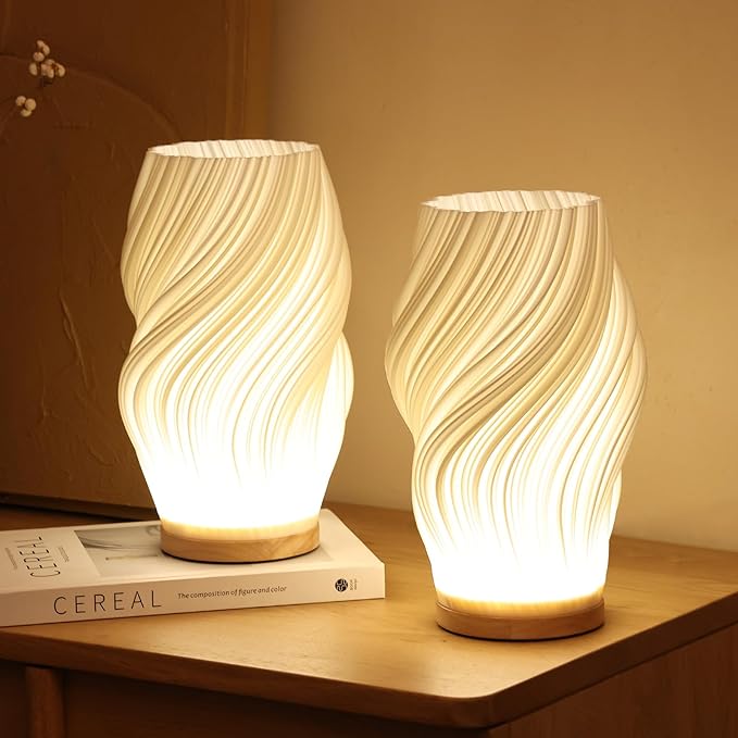 Maliben | Dimmable Wavy Design Lamp Modern