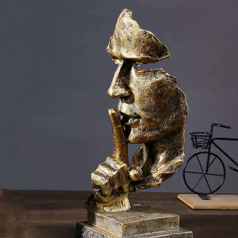 Maliben | Serenitysculpt Abstract Thinker Resin Statue For Home And Office