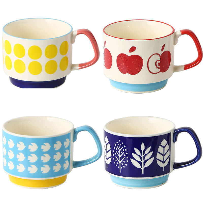 Maliben | Outstanding Retro Coffee Mugs made of Ceramic – available in 8 different patterns
