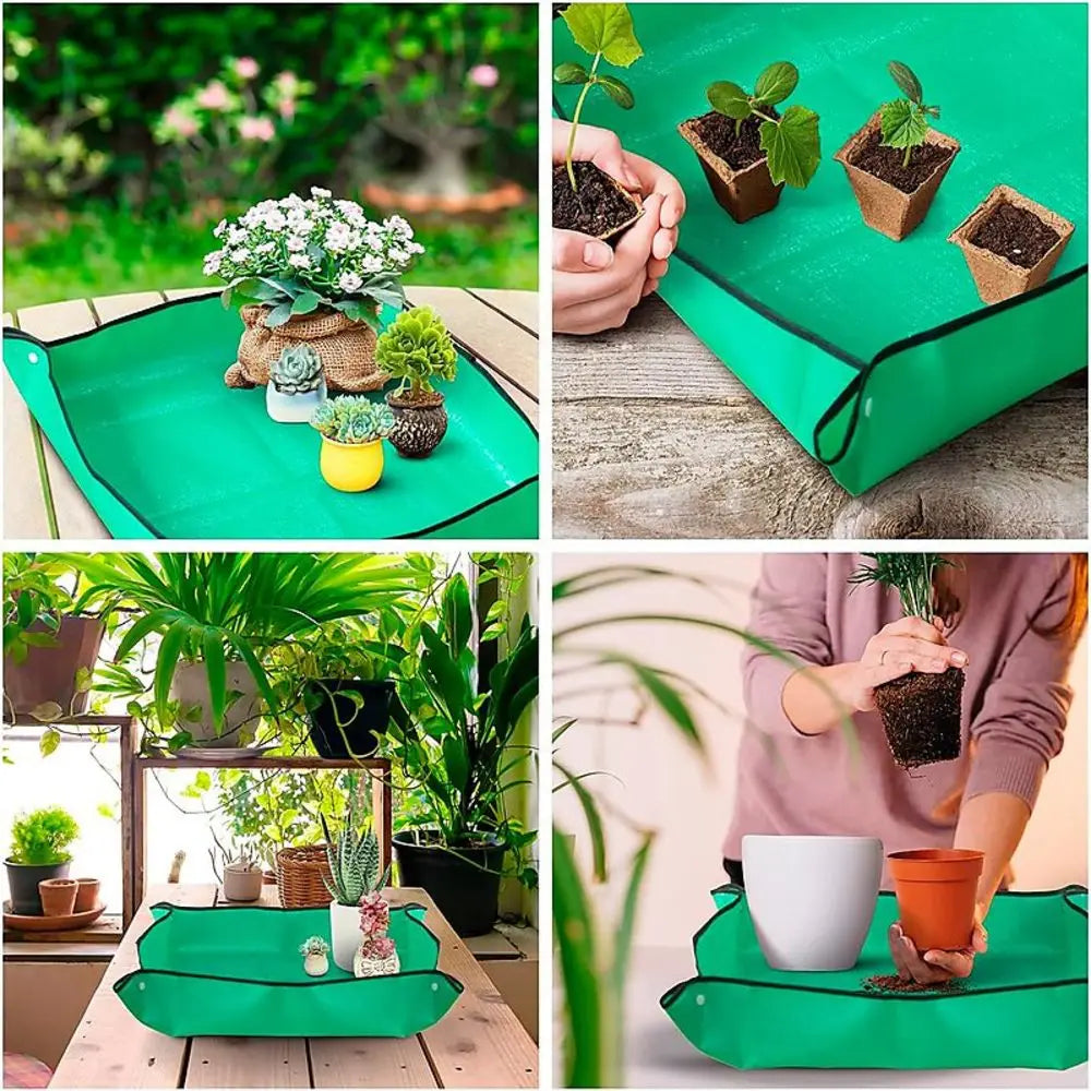 Maliben | Gardening Soil Tray Reusable Portable Mat