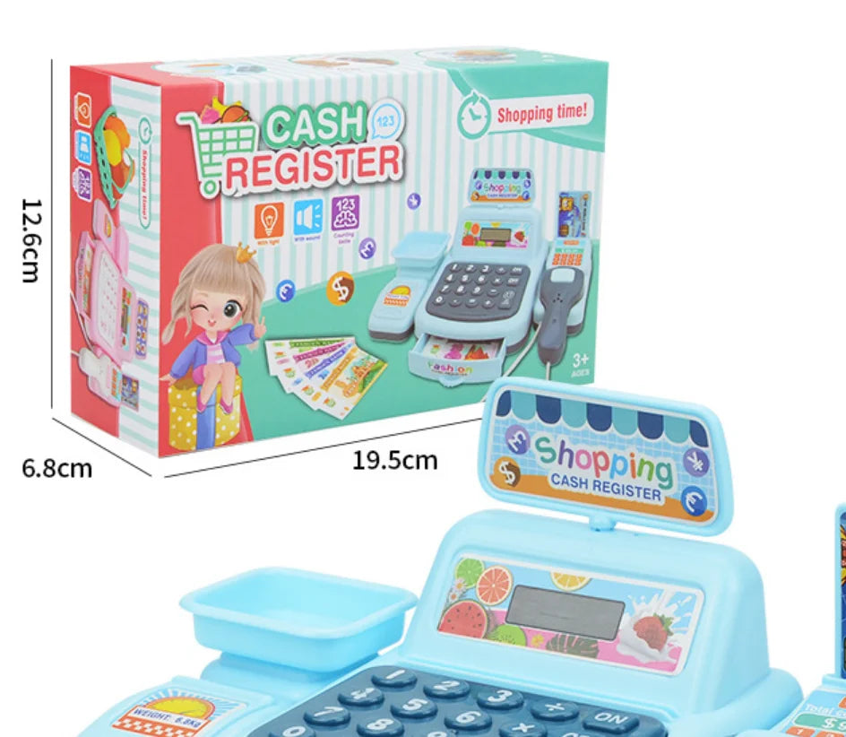 Maliben | Toy Cash Register | Educational And Fun - Interactive Cash Register For Role Play And Math Enjoyment