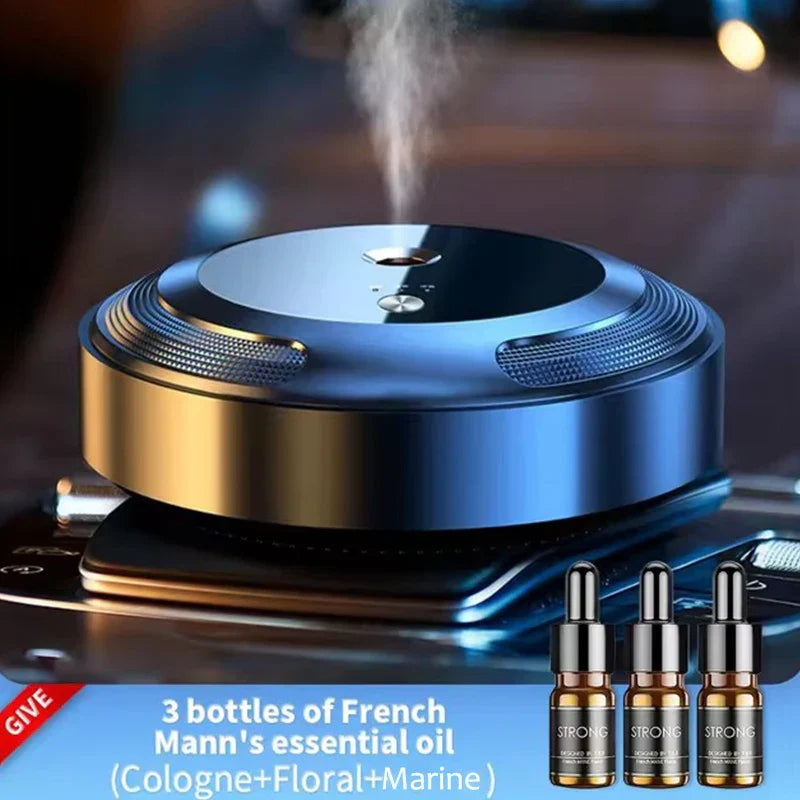 Maliben | Lunova Aroma Diffuser Set | Intelligent Aromatherapy Device With 3 Essential Oils | Usb Charging & Smart Mode