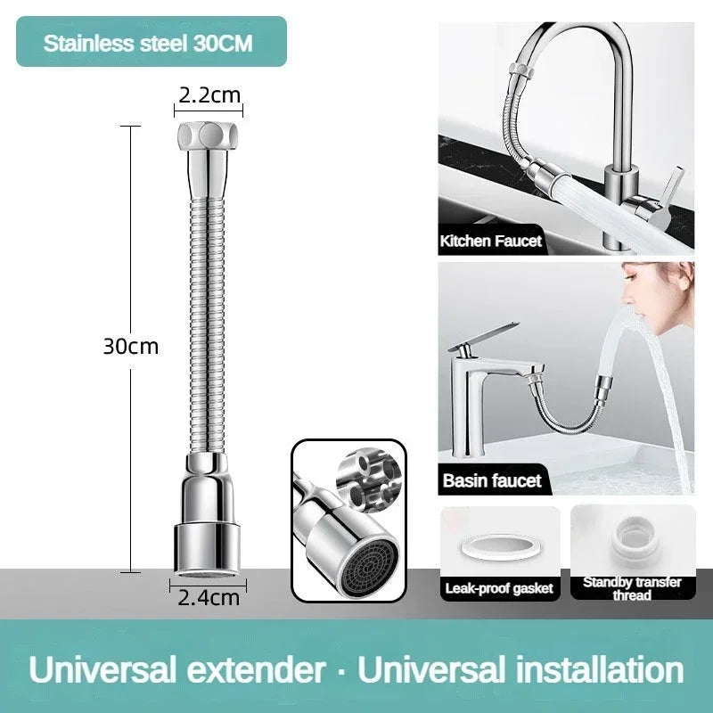 Maliben | Universal Flexible Adjustable Kitchen Faucet Extender Nozzle