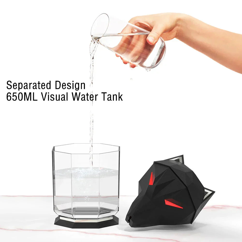 Maliben | Wolf Head Sb Aromatherapy Night Lamp Humidifier