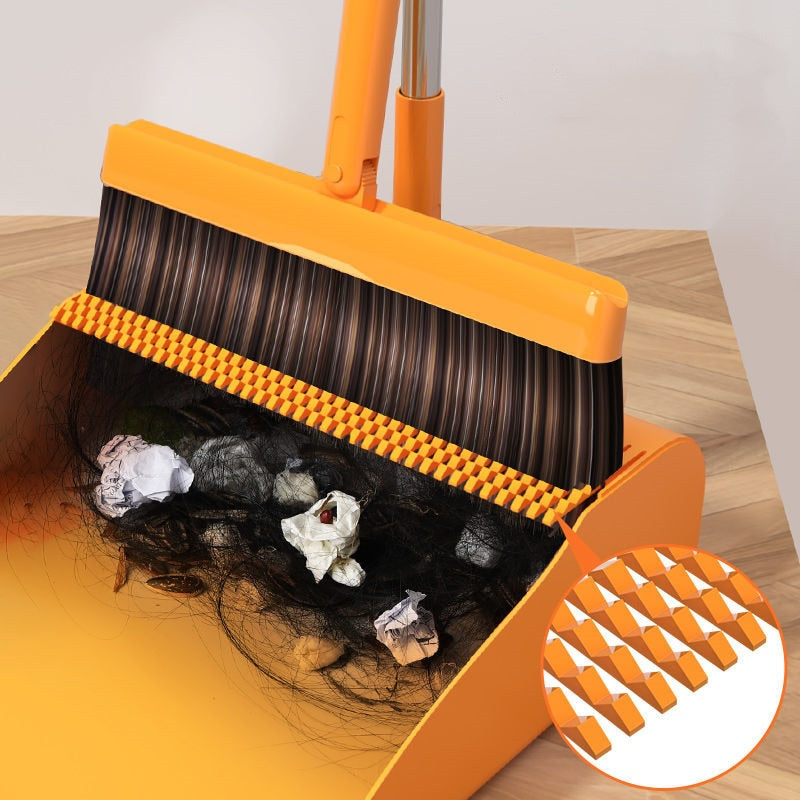 Maliben | Magnetic Self-Cleaning Foldable Broom