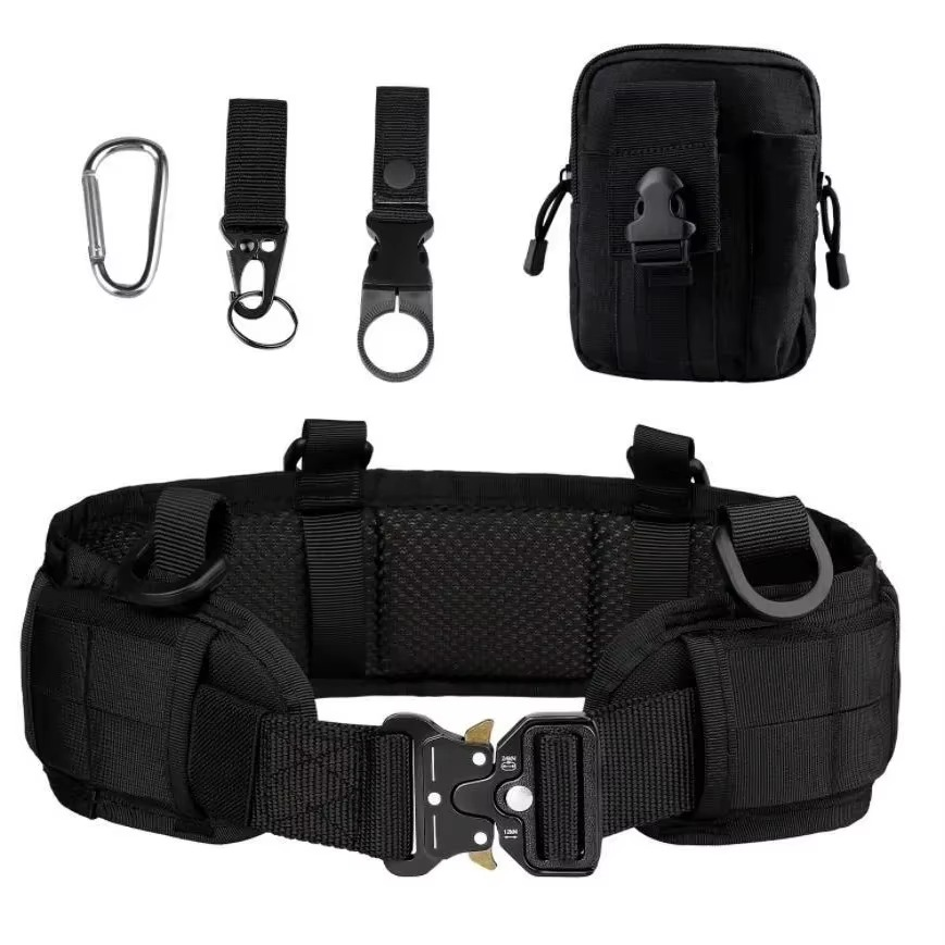 Maliben Tactical Quick-Release Belt — Nylon, Metal Buckle