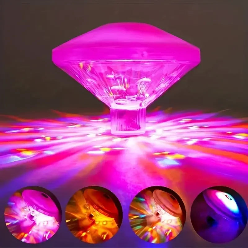 Maliben | Floating Led Underwater Lamp Aqualuma | Rgb Color Change | Ip67 Waterproof | For Pool, Bathtub & Party