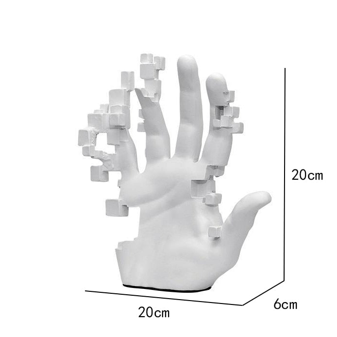 Maliben | Modern Artful Touches Hand Statue Decor