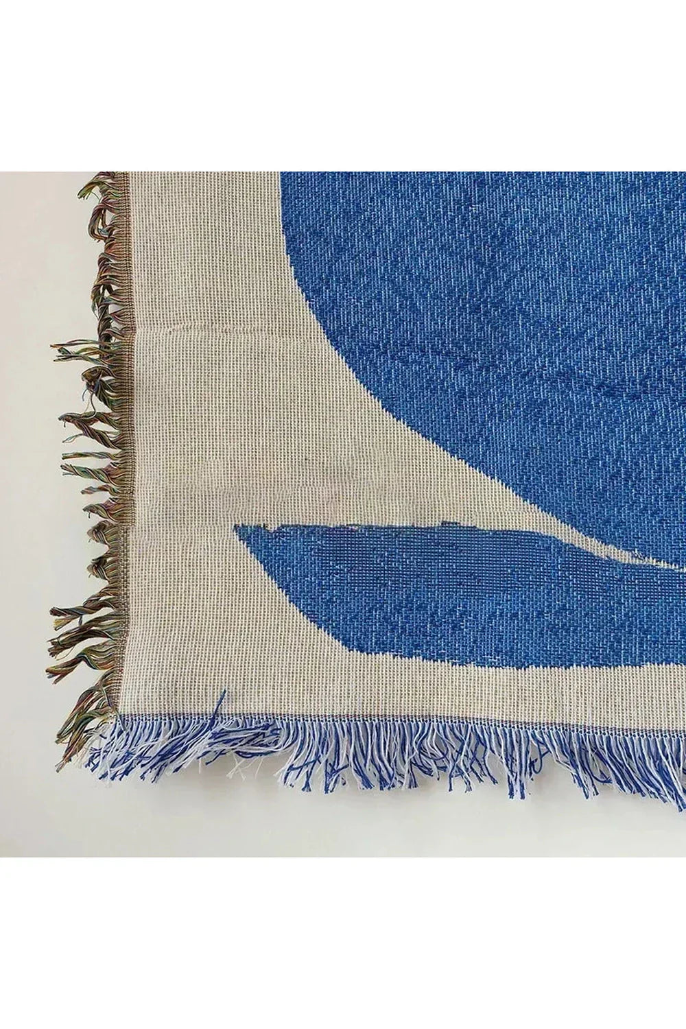Maliben Abstract Blue Muse Blanket