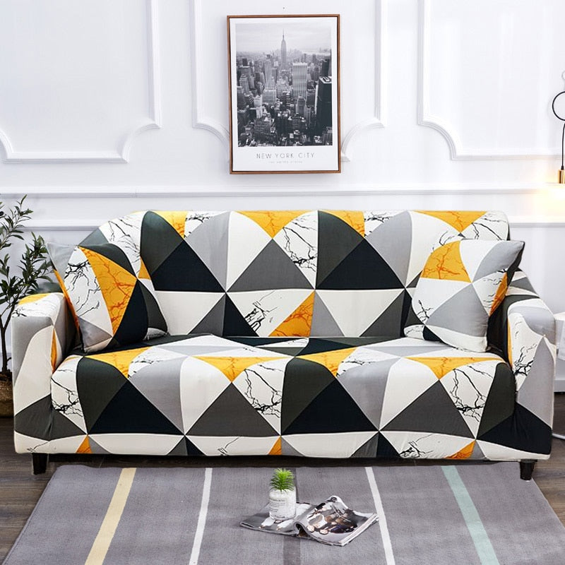 Maliben | Modern Non-slip Colorful Elastic Sofa Cover