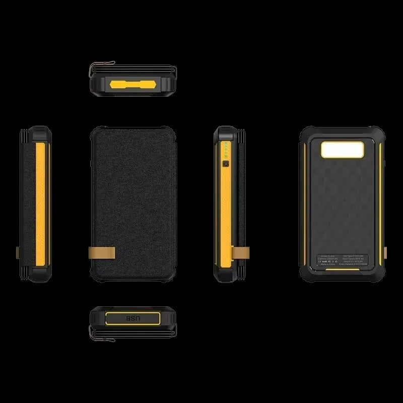 Maliben | Solar-Powerbank Suncharge Fold | Foldable Solar Panel & Usb Output | Waterproof & Outdoor Suitable | For Phone, Camping & Travel