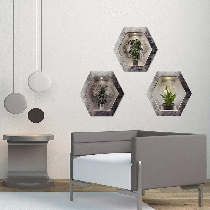 Maliben | Wall Decorative Potted Plant Stickers