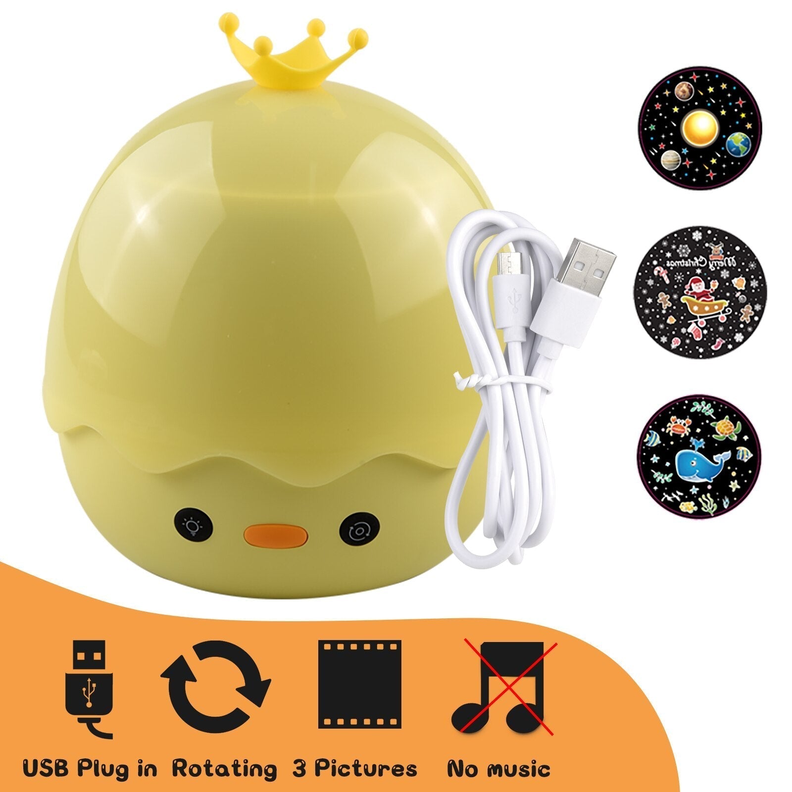Maliben | Rotating Deer Music Star Projector Night Lamp