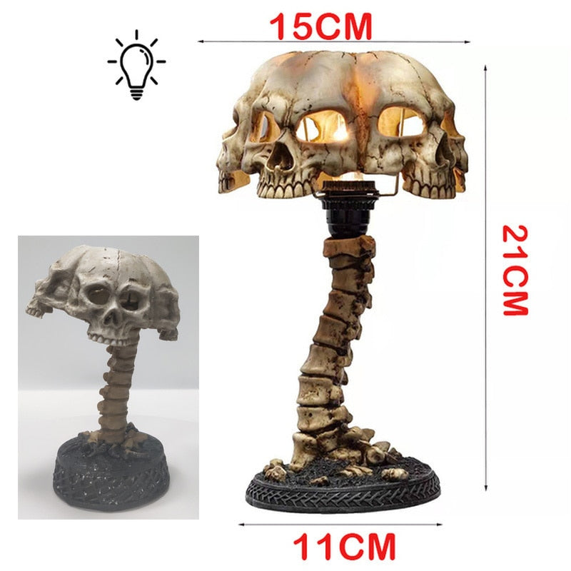 Maliben | Skeleton Skull Table Lamp
