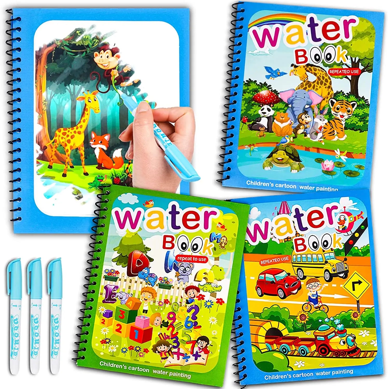 Maliben | Magical Water Coloring Book For Kids