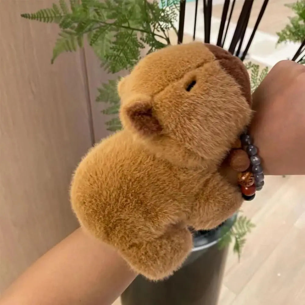 Maliben | Cuddly Capybara Cozy Wrap Sleeve Plush Band
