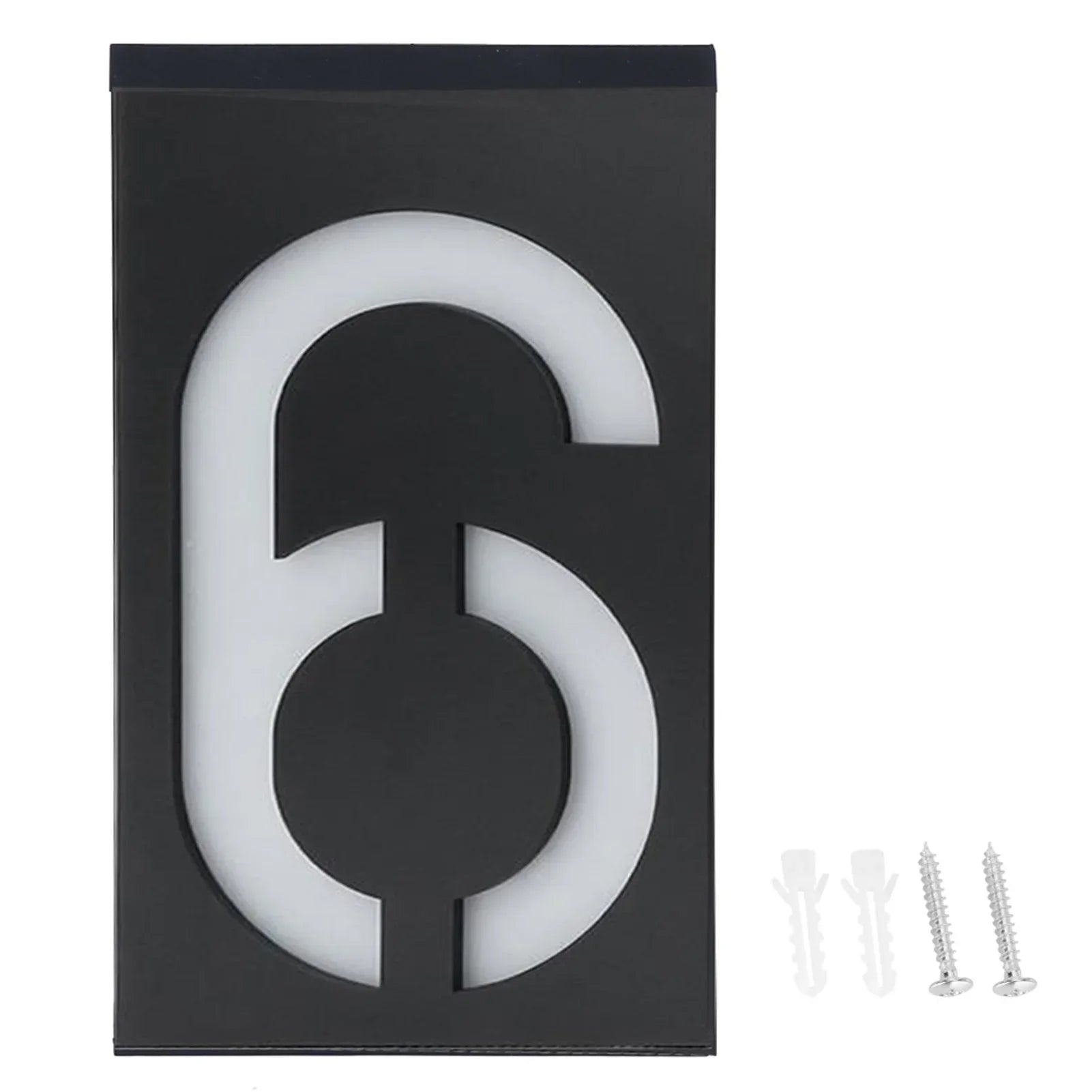 Maliben | Numelux Solar House Number Light | Led IllumInated | Weatherproof Ip55 | Automatic Light in Darkness
