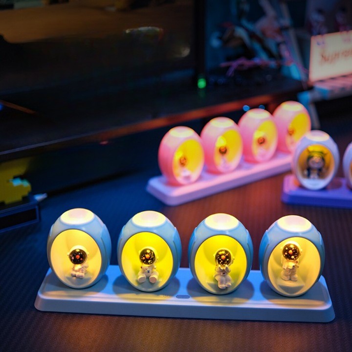 Maliben | Space Capsule Voice Control Colorful Night Lamp