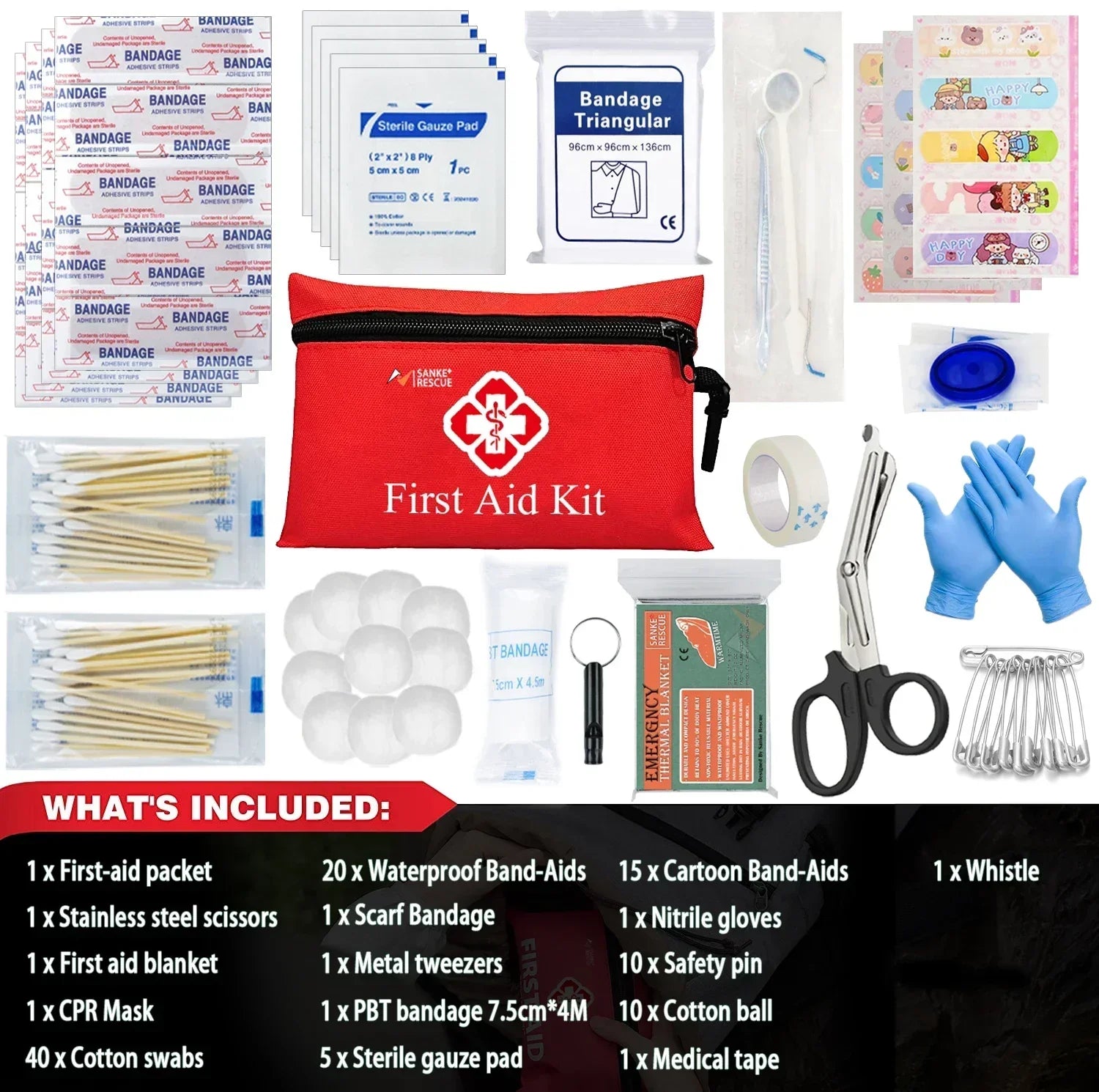 Maliben | Complete Outdoor Survival Kit – For Emergency Pack & Crisis