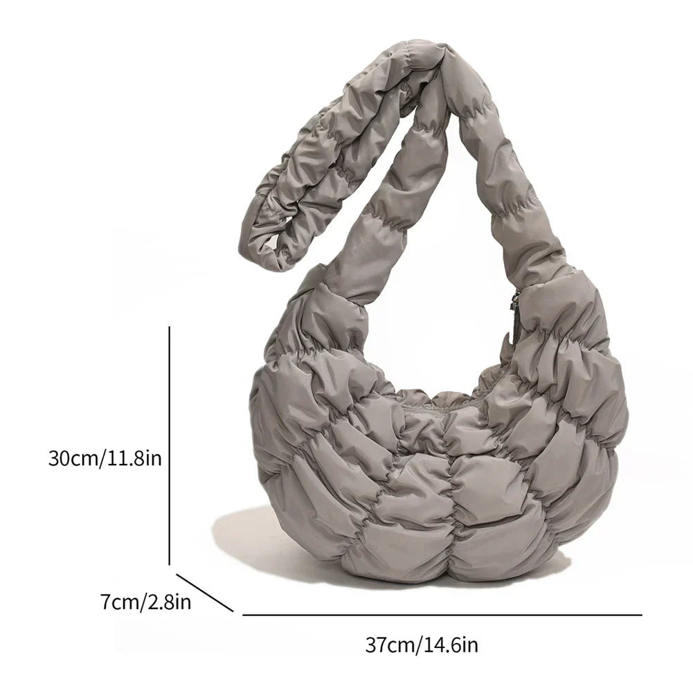 Maliben Puff Croissant Shoulder Bag