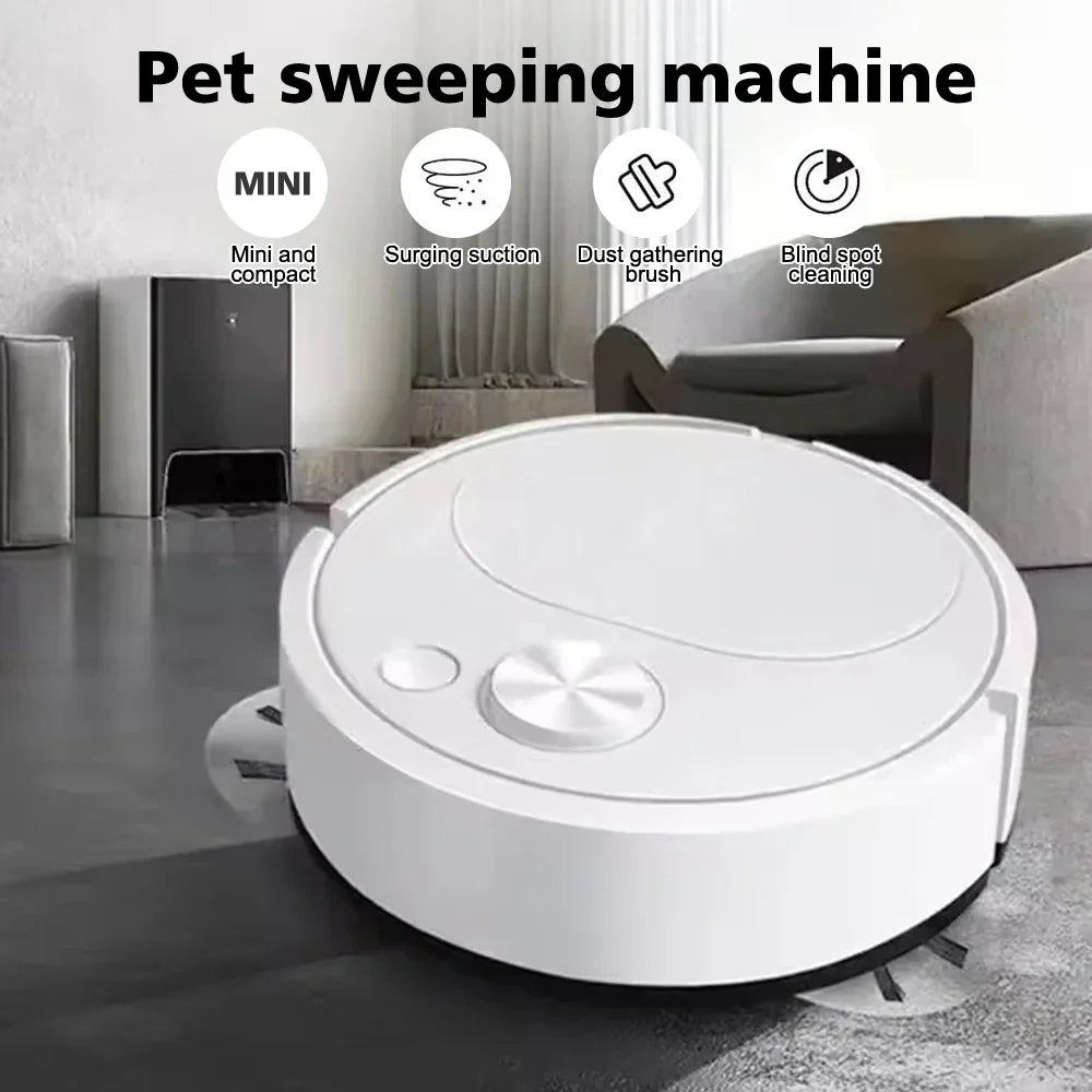 Maliben | Cleanyo Promotion Smart Vacuum Robot 3-In-1 | 4000pa Power | Mopping, Vacuuming & Sweeping | For Carpets, Tiles & Pet Hair