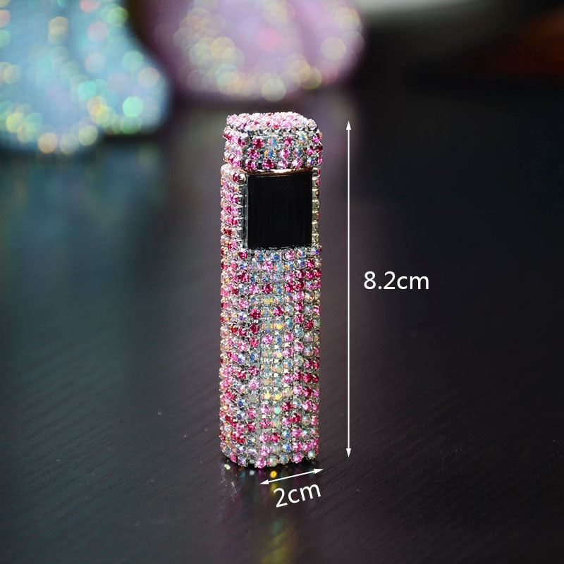 Maliben | Sparkle Stone Rhinestone Rechargeable Portable Lighter