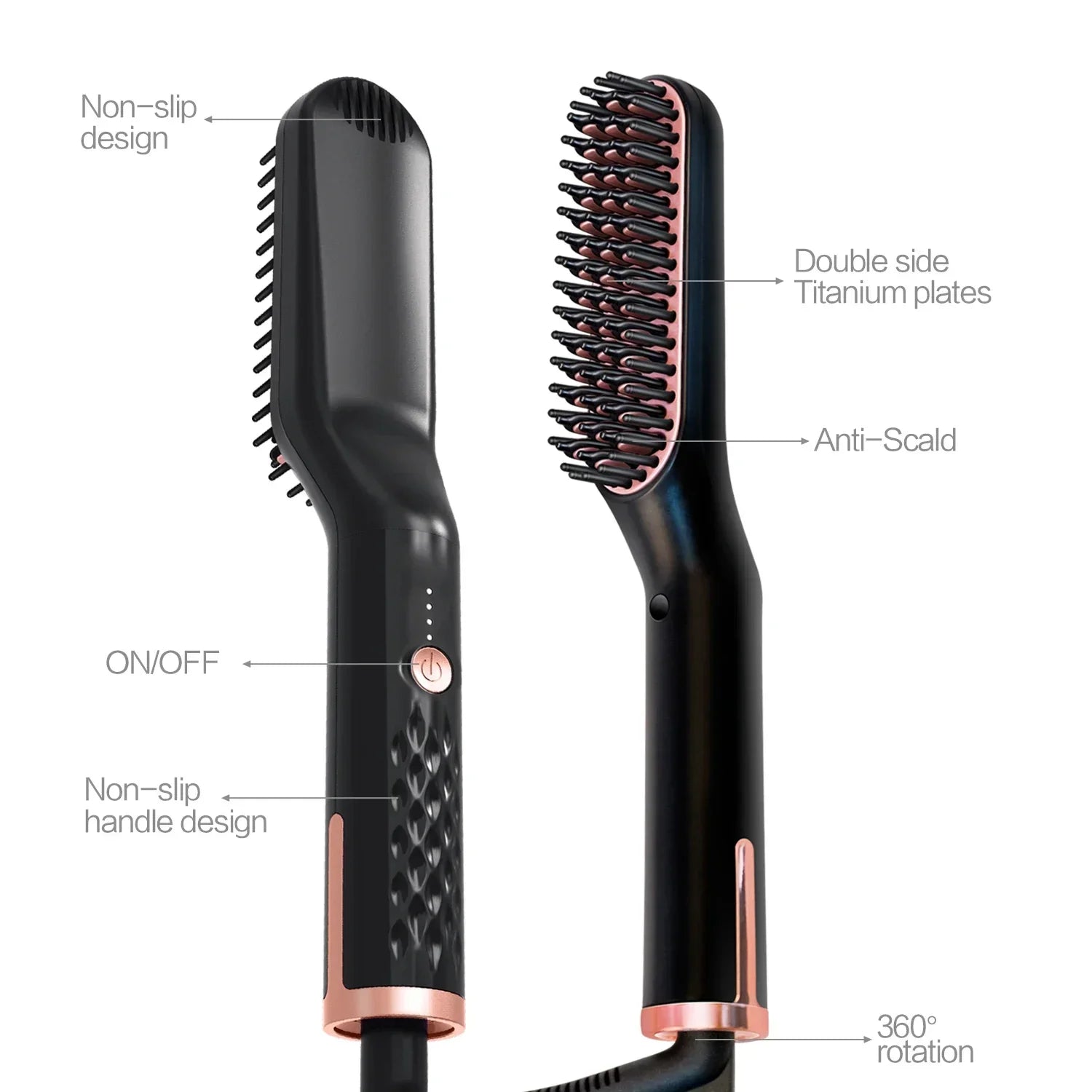 Maliben | Silvara | Hair Straightener | Tourmaline Ceramic | 35w | 120–200°C | 220v