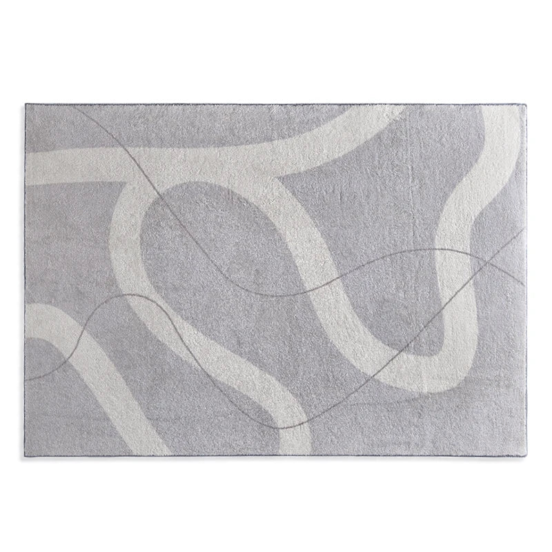 Maliben | Japanese Minimalistic Soft Rug Non-Slip High Pile Carpet Living And Bedroom