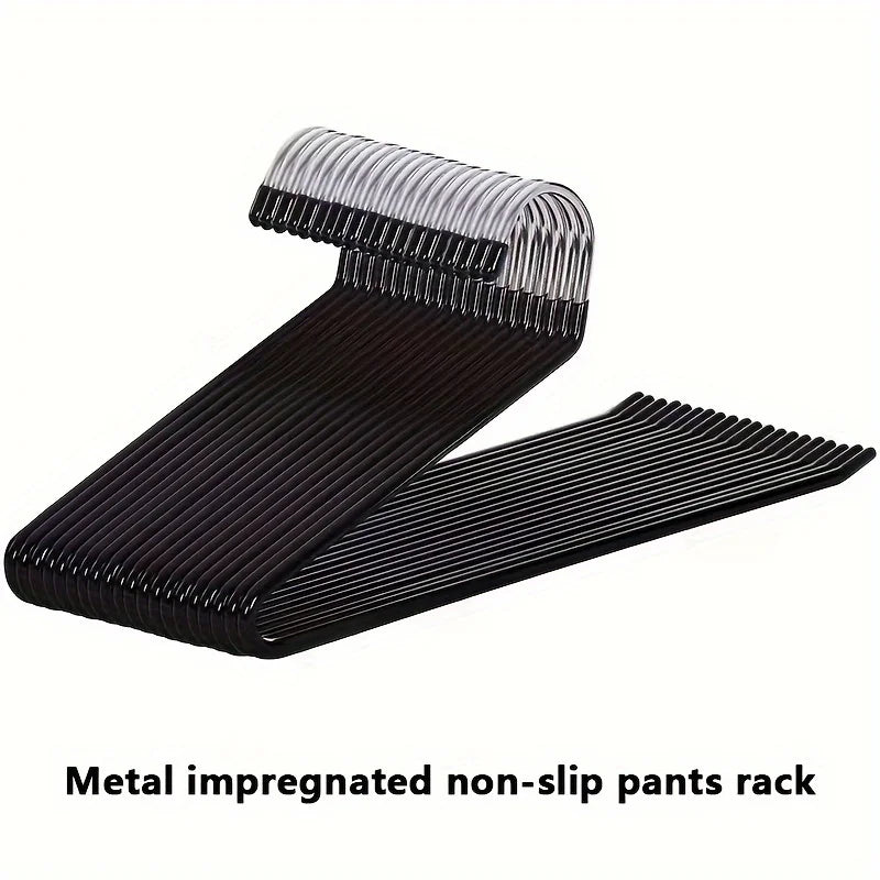 Maliben | Clothoria | Open Pants Hangers | Space-Saving & Stable | Metal With Anti-Rust Coating