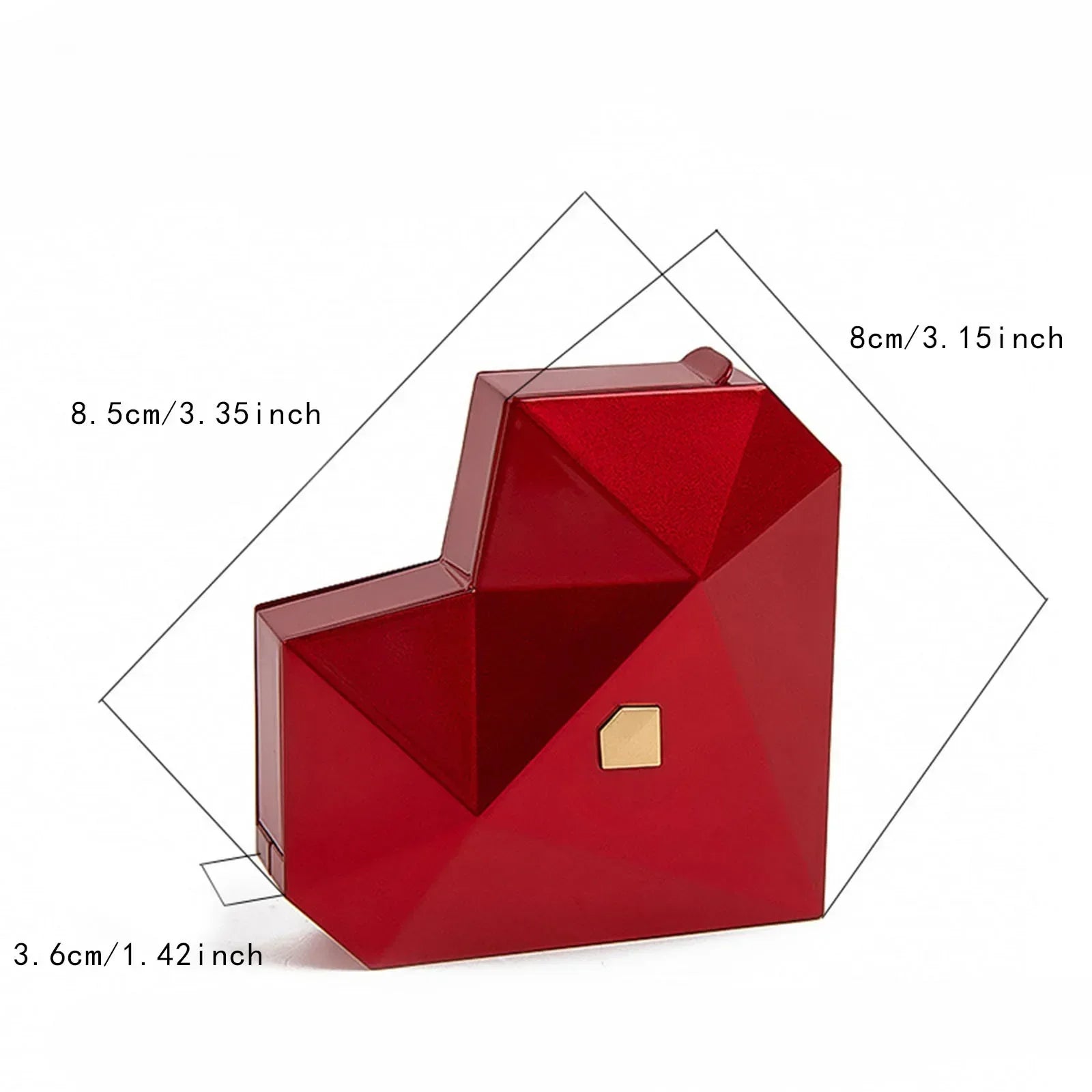Maliben | Prism Heart Surprise Love Ring Box