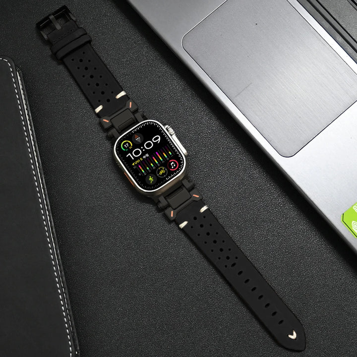 Maliben Genuine Leather Apple Watch Band — Fits All Models