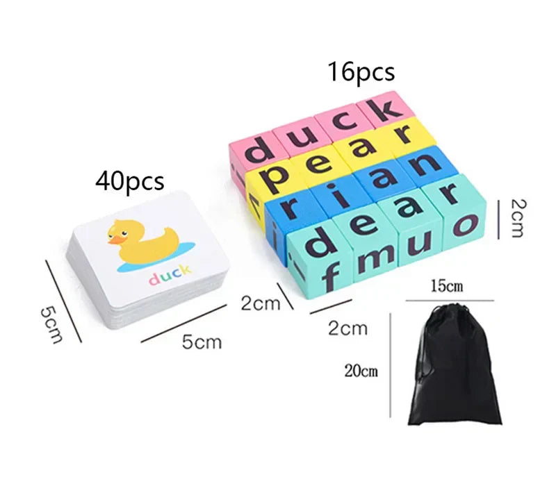 Maliben | Ecotoys Lettermatch Game | Stimulate Language Skills - Educational Toys For Children