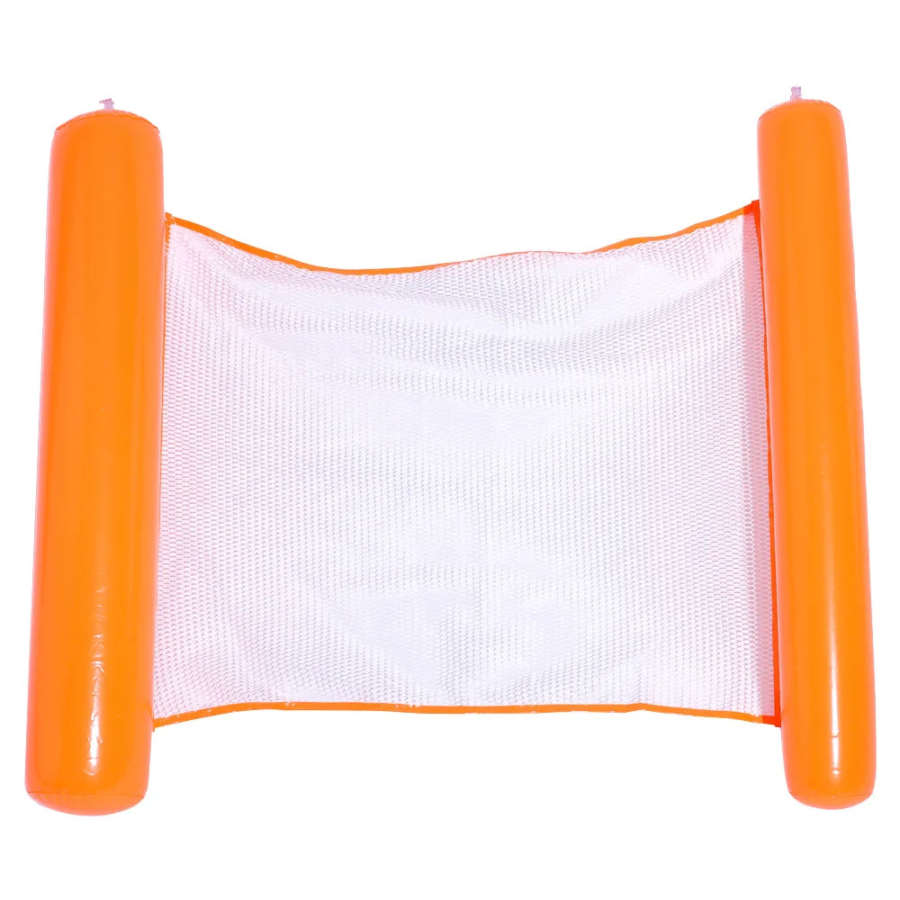 Maliben | Aquaviva Inflatable Water Hammock | 130×70 Cm | Foldable Pool Lounger With Backrest | Swimming Bed For Pool, Beach & Vacation