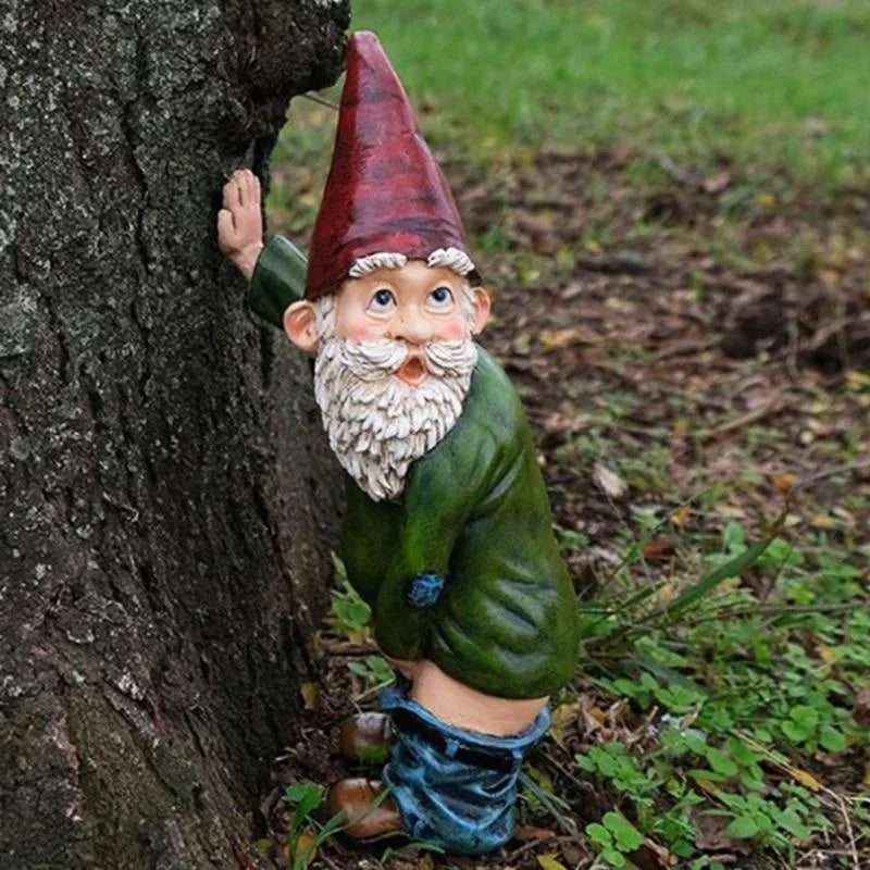 Maliben | Creative Gnome Figurine Made Of Resin With White Beard