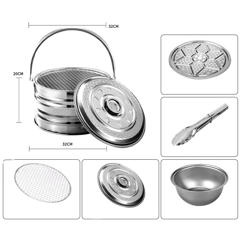 Maliben | Hiking Time Barbecue Heating Pot
