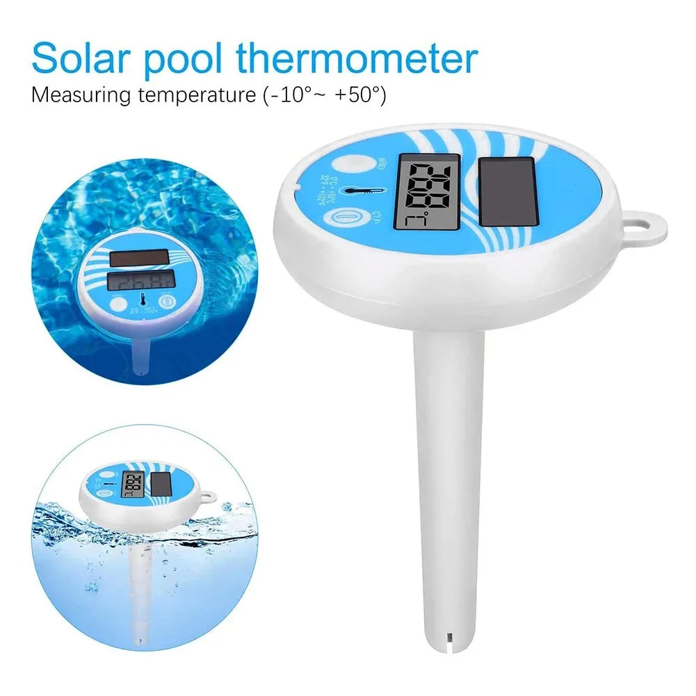 Maliben | Aquadia Pool Thermometer | Floating & Robust | Accurate Temperature Display | For Pool & Whirlpool