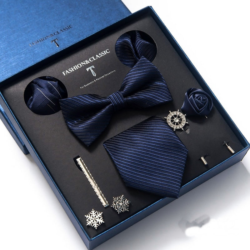 Maliben | Men Tie Set Luxury Gift Box